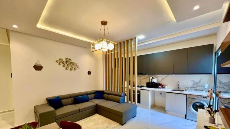 Bright Corniche Escape – 2 BR Urban Flat