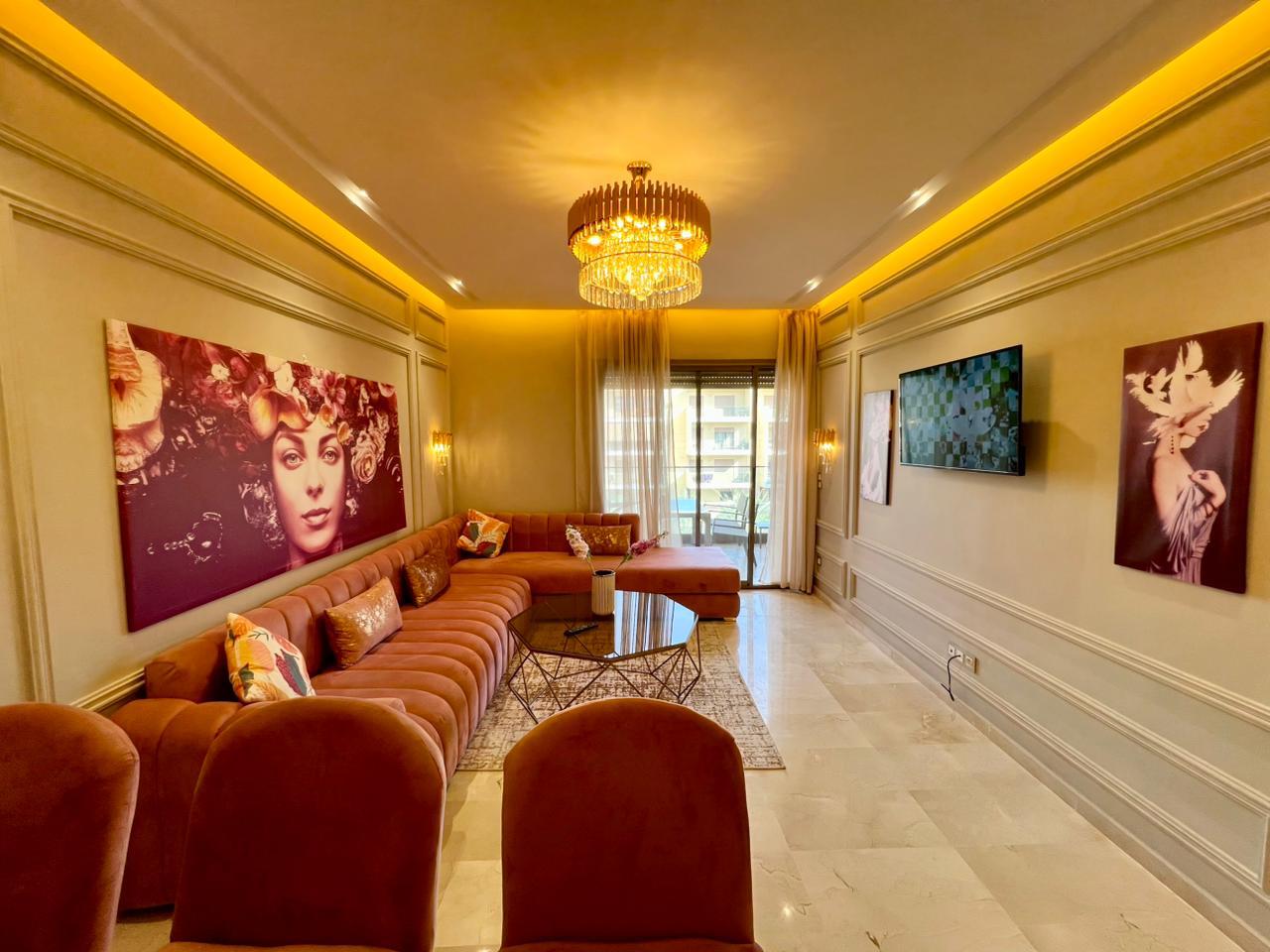 Luxury Pastel Suite with Balcony & Pool